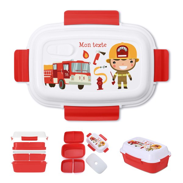 Lunch box personalizzata - Pompieri