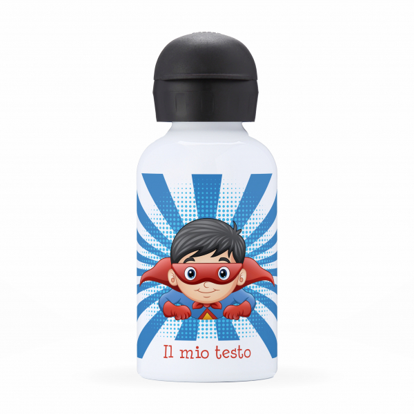 Borraccia termica personalizzata da bambino - Super-eroi