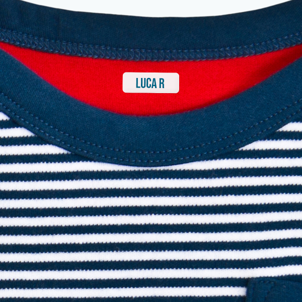 Mini-etichette termoadesive per vestiti