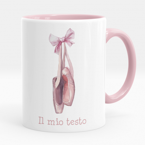 Tazza personalizzata - Ballerine, motivo: ballerina