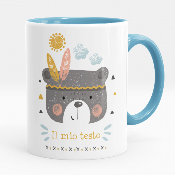 Tazza personalizzata - Orsacchiotto indiano