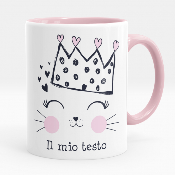 Tazza personalizzata - Regina dei gatti