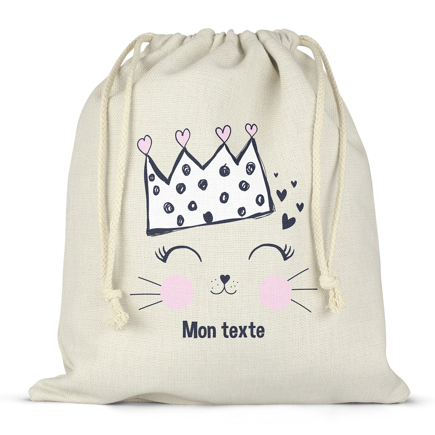 Borsa per contenitore porta-pranzo, con lacci, personalizzata - Regina dei  gatti