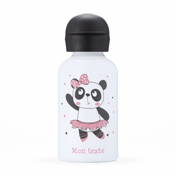 Borraccia termica personalizzata da bambino - Ballerina, panda