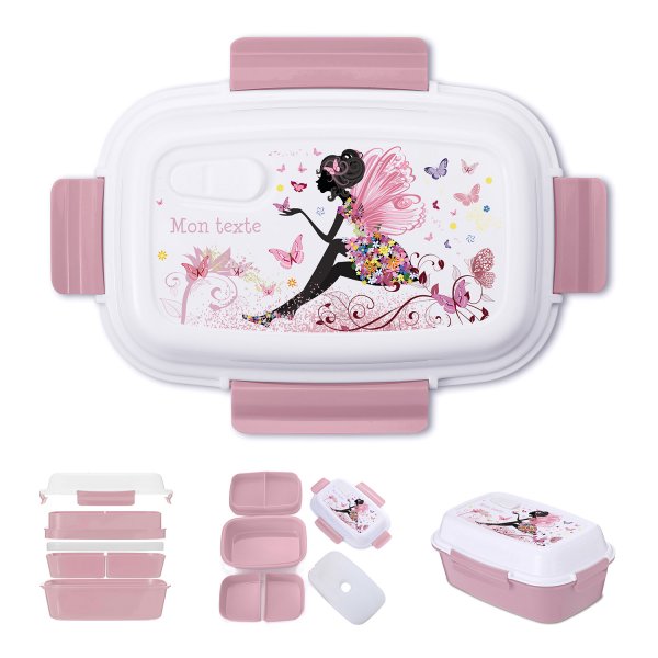 Lunch box personalizzata - Fata farfalle