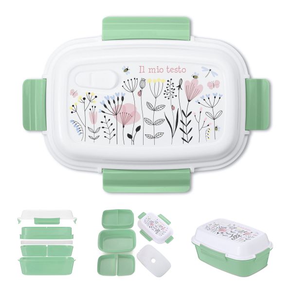 Lunch box personalizzata - Fiori