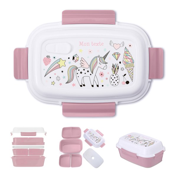 Lunch box personalizzata - Unicorno