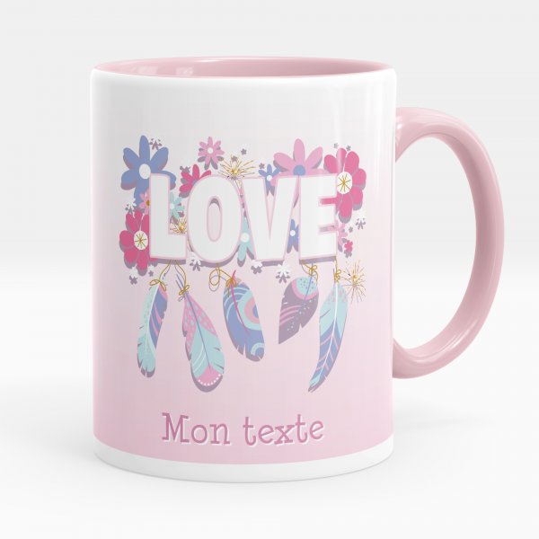 Tazza personalizzata - Love, indiano