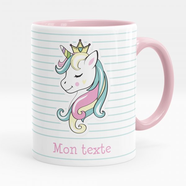 Tazza personalizzata - Principessa, unicorno